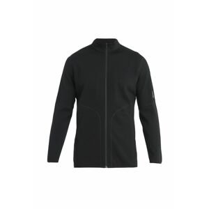 ICEBREAKER Mens Merino 560 Realfleece EleMtal II LS Zip, Black velikost: S