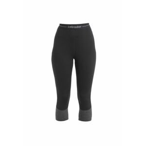 ICEBREAKER Wmns Merino 200 ZoneKnit Legless, Black/Jet Heather velikost: M