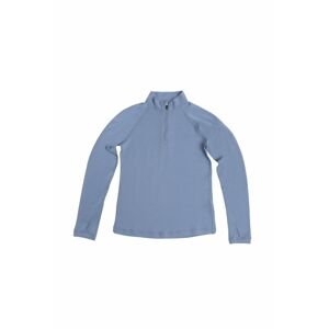 Dětské merino triko dlouhý rukáv, 1/2 zip ICEBREAKER Kids 260 Tech LS Half Zip, Kyanite velikost: 12