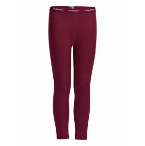 Dětské spodky ICEBREAKER Kids 260 Tech Leggings, Cherry velikost: 10