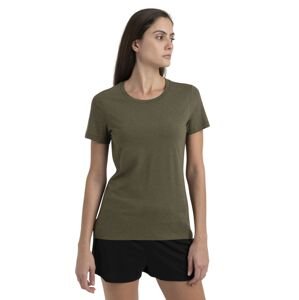 ICEBREAKER Wmns Central Classic SS Tee, Loden velikost: XL