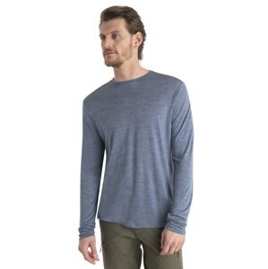 Pánské merino triko dlouhý rukáv ICEBREAKER Mens Merino 125 Cool-Lite™ Sphere III LS Tee, Dawn Heather velikost: M