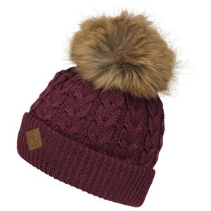 Dámská čepice POWDERHORN Beanie W's Sweetwater, Burgundy Red velikost: OS (UNI)