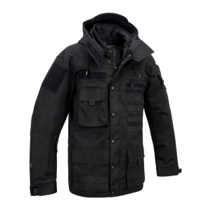 Zimní taktická multifunkční bunda Brandit černá Barva: BLACK, Velikost: XL