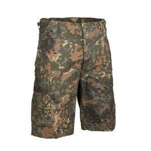 MIL-TEC® Kraťasy US typ BDU rip-stop předeprané FLECKTARN Barva: FLECKTARN - německé maskovaní, Velikost: M